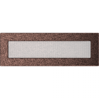 Камінна решітка Kratki мідна 11x32
