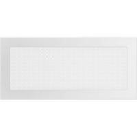Камінна решітка Kratki біла 17x37