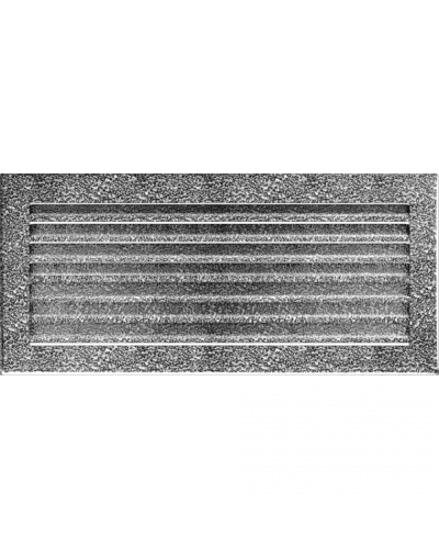 Камінна решітка Kratki FRESH чорно-срібна 17x37