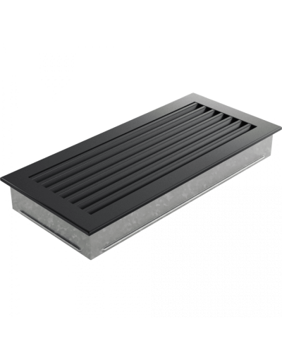 Камінна решітка Kratki FRESH графітова 17x37