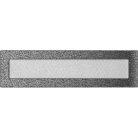 Камінна решітка Kratki чорно-срібна 11x42