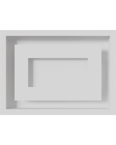 Камінна решітка Kratki WIND біла 22x30