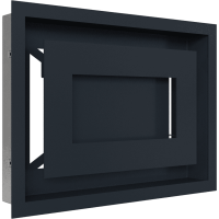 Камінна решітка Kratki WIND графітова 22x30