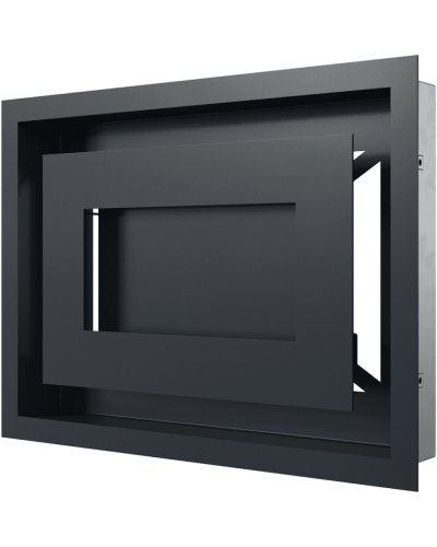 Камінна решітка Kratki WIND графітова 22x30