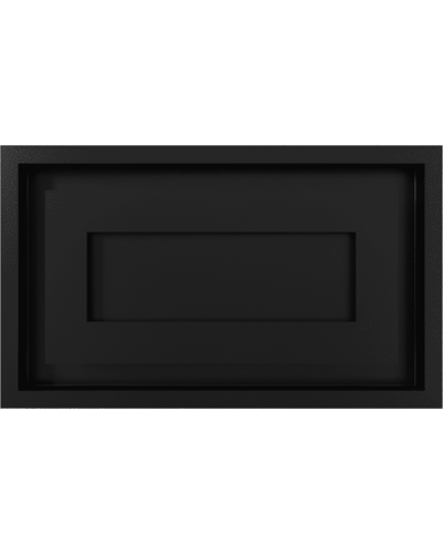 Камінна решітка Kratki WIND чорна 22x37