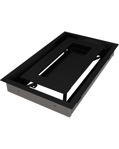 Камінна решітка Kratki WIND чорна 22x37