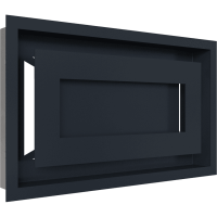 Камінна решітка Kratki WIND графітова 22x37
