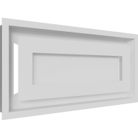 Камінна решітка Kratki WIND біла 22x45