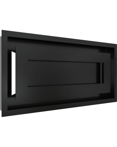 Камінна решітка Kratki WIND чорна 22x45