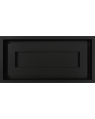 Камінна решітка Kratki WIND чорна 22x45