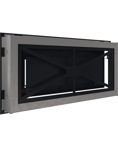 Камінна решітка Kratki WIND чорна 22x45