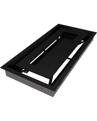 Камінна решітка Kratki WIND чорна 22x45