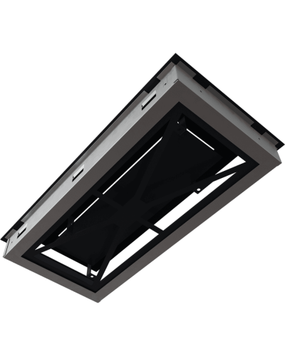 Камінна решітка Kratki WIND чорна 22x45