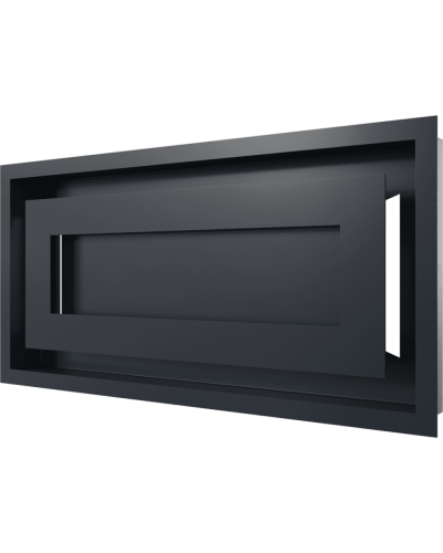 Камінна решітка Kratki WIND графітова 22x45