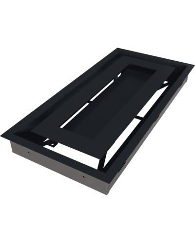 Камінна решітка Kratki WIND графітова 22x45