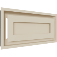 Камінна решітка Kratki WIND кремова 22x45