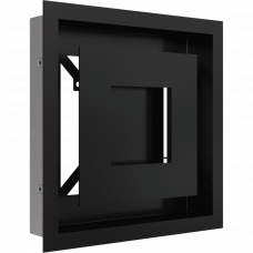 Камінна решітка Kratki WIND чорна 22x22