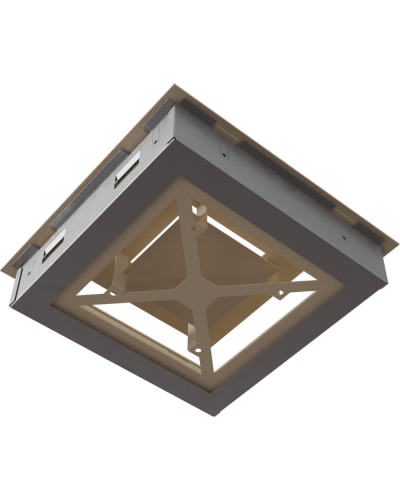 Камінна решітка Kratki WIND кремова 22x22