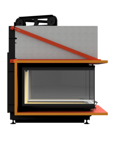 Камінна топка Gavryliv&Sons 33x100x33x54 трьохстороння гільйотина