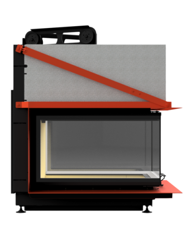 Камінна топка Gavryliv&Sons 33x100x33x54 трьохстороння гільйотина