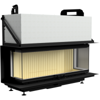 Камінна топка Gavryliv&Sons 34x140x34x54 трьохстороння гільйотина