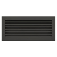 Вентиляційна решітка для каміна SAVEN HIDE 17х37 чорна
