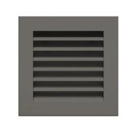Вентиляційна решітка для каміна SAVEN HIDE 17х17 графітова