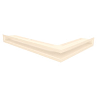 Вентиляційна решітка для каміна кутова ліва SAVEN Loft Angle 60х400х600 кремова
