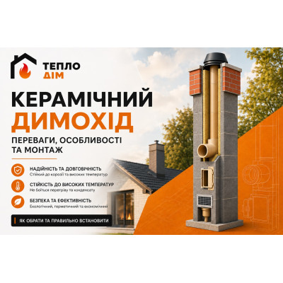 Керамічний димохід: переваги, особливості та монтаж
